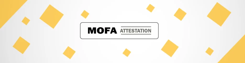 MOFA attestation certificate in Qatar