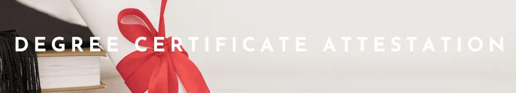 Degree Certificate Attestation in qatar
